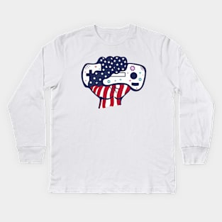 I love USA Kids Long Sleeve T-Shirt